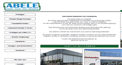 Desktop Screenshot of a-abele-gmbh.de